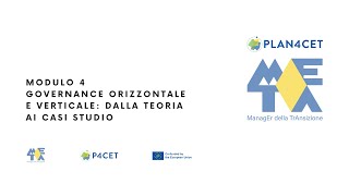 𝐌𝐄.𝐓𝐀 il corso per i 𝐌𝐚𝐧𝐚𝐠𝐄𝐫 𝐝𝐞𝐥𝐥𝐚 𝐓𝐫𝐀𝐧𝐬𝐢𝐳𝐢𝐨𝐧𝐞 (Modulo 4) Governance orizzontale e verticale