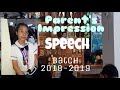 Parent's Impression Speech - by my husband