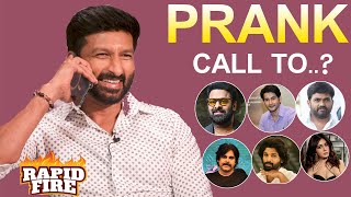 RAPID FIRE With Gopichand | Pakka Commercial | Prabhas | Maruthi | Tupaki Cinema