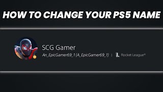 How to Change Your Username and Online ID on PS5! | SCG