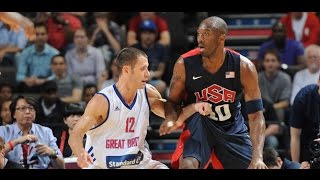 USA @ United Kingdom Great Britain 2012 London Olympics Men's Basketball Exhibition HD 720p