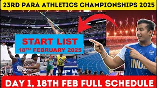 🔥 23rd National Para Athletics Championship 2025 | Road to Glory Begins! 🏆 | Chennai