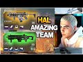 TSM Imperialhal This is how to use the R99 - CAR SMG in predator lobby - HAL REACTS TO SQUAD DAMAGE