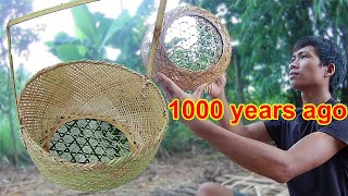 Making traditional bamboo baskets 1000 years ago 丨 Bamboo Woodworking Art