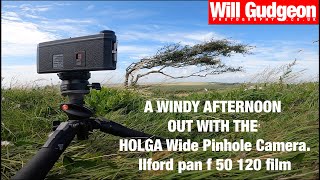 A windy afternoon out with the Holga Wide Pinhole Camera