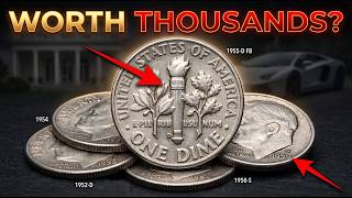 Don’t Spend These Top 4 Silver Dimes – 1950 to 1955 Roosevelt Coins Worth Thousands of Dollars!