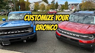 Customize Your Bronco