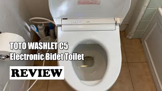 TOTO WASHLET C5 Electronic Bidet Toilet Seat Review 2024 - See before you buy!