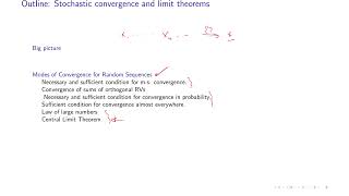 Stochastic Convergence and Limit Theorems