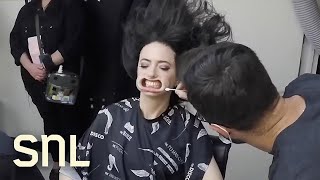 SNL Hair & Makeup Quick Change: Roller Coaster Accident