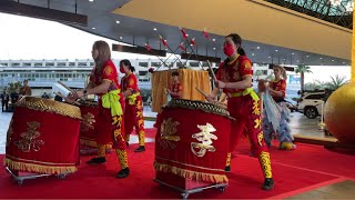 All Female Drum Routine - Yau Kung Moon 2023 Las Vegas Chinese New Year