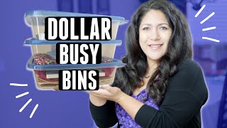 NEW Busy Bins for Toddlers & Preschool from Dollar Tree