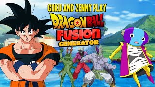 DRAGON BALL FUSION GENERATOR | Goku And Zeno Play