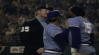 1985 ALCS Gm3: Saberhagen picks off Moseby