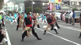 安芸商工会議所踊り子チーム(舞人)　２　　2015　たつのふるさとフェスタ　パレード