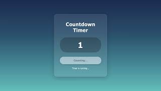How To Create Countdown Timer With HTML, CSS & JavaScript