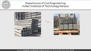 Lecture 31: Precast Concrete