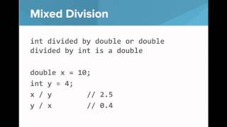 AP Java - Basic Math