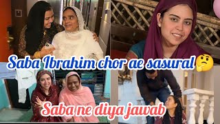 Why Saba Ibrahim leave her in-laws| Saba ka Jahan new vlog dipika ki duniya Shoaib Ibrahim vlog