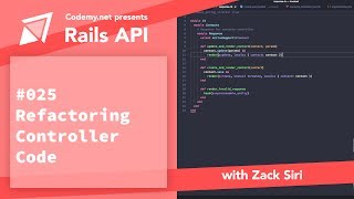 Rails API: Refactoring Controller Code - [025]