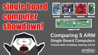 Comparing - NanoPi M4 / Odroid N2+ / Raspberry Pi 400 / Odroid HC4 and Radxa Zero