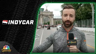 James Hinchcliffe is the 'Mayor on the Street' before IndyCar Series in Toronto | Motorsports on NBC