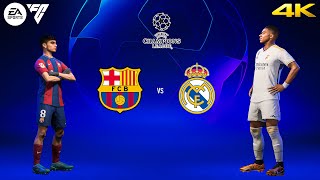 EA Sports FC 24 - Barcelona vs Real Madrid Ft. Mbappe, Gundogan, | El Clasico 2023 | Gameplay [4K60]