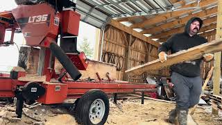 Woodmizer LT35 Sawing White Pine