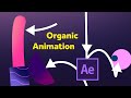 Organic animation - Graphic shapes with natural bounces | After Effects Tutorial