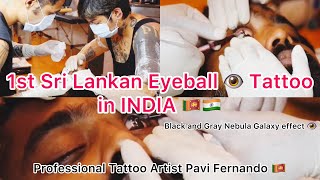 #sirlanka #first #eyeballtattoo #in #india #goa 🇱🇰🇮🇳