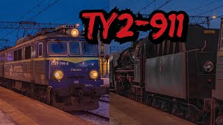 Kolejny transport parowozu Ty2-911