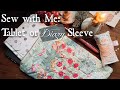 Diary Sleeve Tutorial ♥ Cozy Quilt with Me ♥ DIY Book or Tablet Sleeve | No Talking