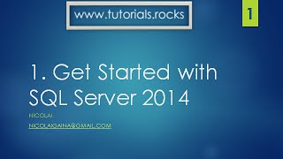 SQL Server 2014. Introduction
