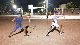 Silambam guru vanakkam #nagam pathinaru style #stick martial arts