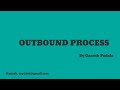 SAP WM Outbound Process overview  - S/4 HANA Stock Room Management Process flow.