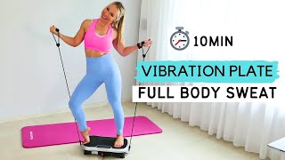 10 min vibration machine workout for weight loss | how to get rid of cellulite with vibration plate