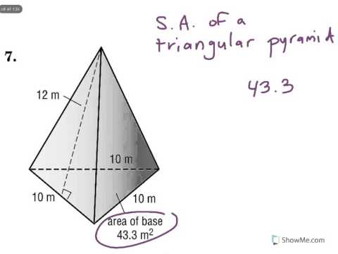 Surface Area of a Triangular Pyramid Surface Area of a Triangular Pyramid