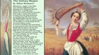 The Solitary Reaper By William Wordsworth
