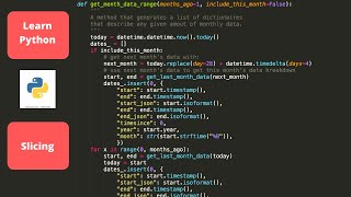 Python programming for beginners: Slicing strings and lists