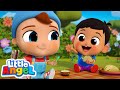 Taste of New Foods and Snacks |  Little Angel Color Songs & Nursery Rhymes | Learn Colors & Shapes