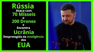 Ataque Massivo Russo Pega Ucrânia Desprotegida sem a Inteligência dos EUA - Zelensky Propõe Trégua!!