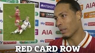 Referee \u0026 VAR ignore Lucas Bergvall red card before goal vs Liverpool vs Tottenham