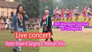 Live concert//Rester Brown Sangma// Markush Shira//at Wangala Festival//@koksi_vlogger#koksi_vlogger