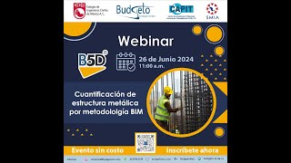 Cuantificación de estructura metálica por metodología BIM