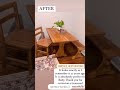 table bench and chair makeover 🤣🤯 furnitureflip furnituremakeover shorts