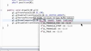 Android Application Development Tutorial 175 glDrawElements method