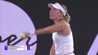 WTA Linz | Match Highlights | 30.01.2025 | E. Alexandrova vs. A. Sasnovich