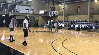 Marcus Smart beats Kyrie Irving, Jaylen Brown and Terry Rozier in 3-Point Game