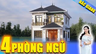 1,4 tỷ TRỌN GÓI mẫu nhà ĐẸP 2 tầng mái Nhật tại Bắc Giang do Maxhome thiết kế thi công| MH03745