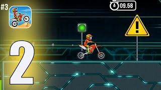 Moto X3M Bike Racing Games - Gameplay Walkthrough Part 2 (iOS, Android)
